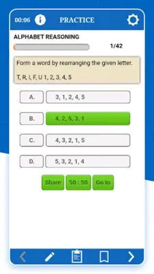 Logical Reasoning Test android App screenshot 1